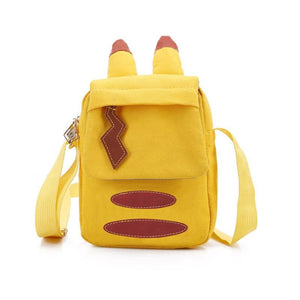 Fluffy Pikachu with Cute Ears Tail Mini Purse Shoulder Bag