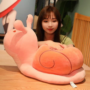 Lovely Cartoon Snails Plush Stuffed Sofa Cushion Pillow Doll