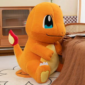 Cute Monster Anime Pokemon Sitting Charmander Charizard Stuffed Plush Doll