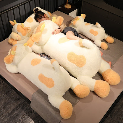 Lovely Giant Cattle Milk Cow Large Size Stuffed Plushie Doll Toy