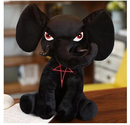 Cute Black Magic Pentacle Cthulu Baphomet Plush Stuffed Doll GIft
