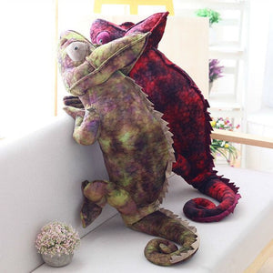 Simulation Reptile Lizard Chameleon Plush Stuffed Doll Gift