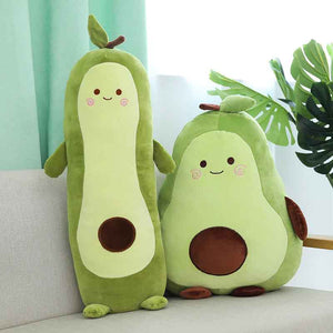 Cute Green Avocado Fruit Large Size Stuffed Plush Doll Cushion Pillow