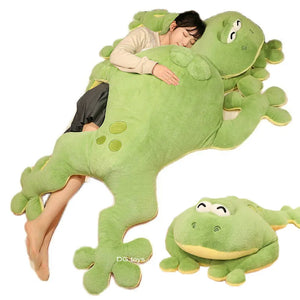 Lovely Green Giant Frog Large Size Stuffed Plushie Doll Home Decor Kids Birthday Gift