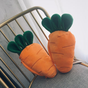 Cute Carrot Stuffed Plush Shoulder Bag for Children