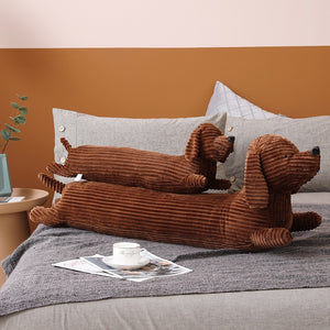 Cute Long Dog Cuddle Huggable Stuffed Plush Pillow Doll Toy