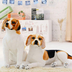 Cute Realistic Beagle Dog Giant Size Plush Stuffed Doll Home Decor Pet -  MsHormony