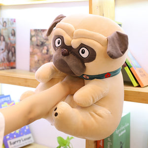 Lovely Simulation Pug Dog Plush Stuffed Doll