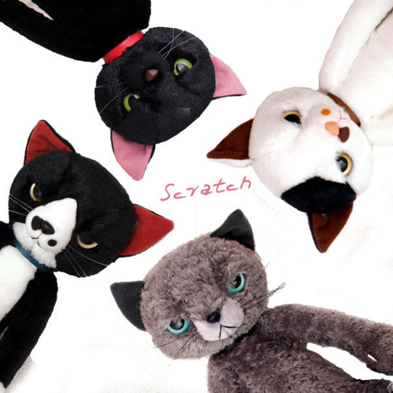 Funny Angry Cats Neko Stuffed Plush Paw Soft Doll Gifts