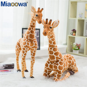 Giant Simulation Giraffe Animal Plush Toys Stuffed Dolls Kids Toys