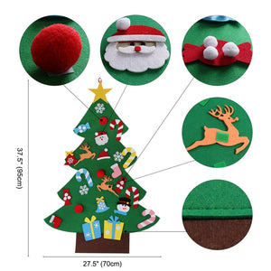 D.I.Y Felt Artificial Christmas Tree New Year Gifts Wall Hanging