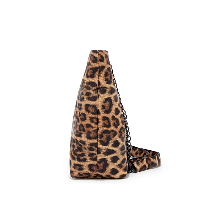 Casual Leopard/Snake Leather Large Capacity Tote Bags Shoulder Bags