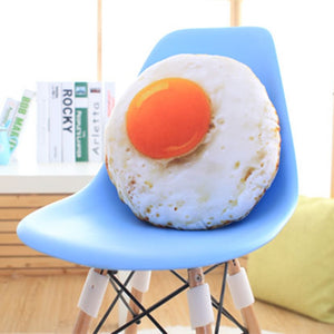 Simulation Fried Egg 40 cm Plush Stuffed Doll Cushion Pillow