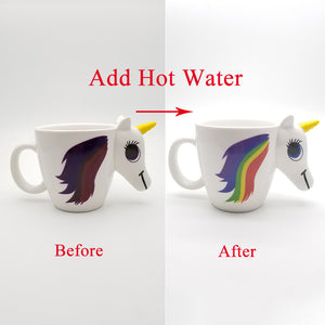 Color Changing Unicorn Magic Coffee Mug Cup