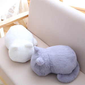 Cute Shadow Fluffy Cat Plush Stuffed Dolls Gift Doll Pillow