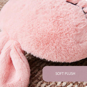 Cute Pink Rabbit USB Foot Warmer Heating Pad Slippers