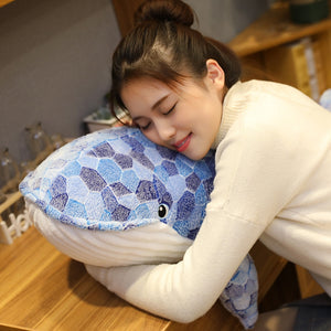 Blue Whale Shark Fish Large Size Plush Stuffed Doll Pillow Gift