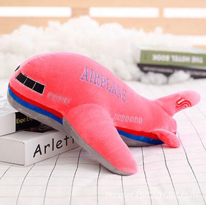 Cartoon Plane Aircraft Plush Pillow Doll