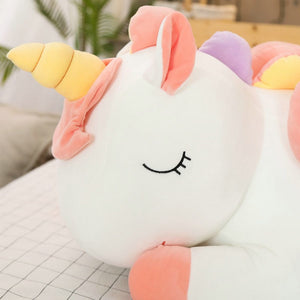 Fluffy Fatty Unicorn Flying Wings Super Soft Plush Stuffed Doll Gift