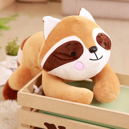 Cute Cartoon Raccoon Stuffed Plushie Doll Gift