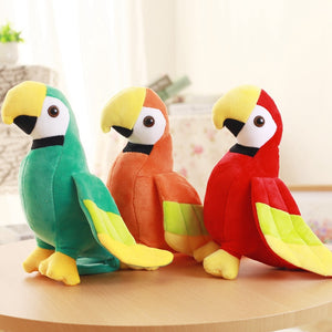 Cute Parrot Rio Macaw Bird Plush Stuffed Toy Doll Home Decor