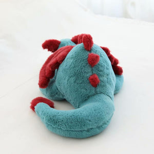 Cute Giant Salamander Dragon Huggable Fur Plush Stuffed Pillow Doll Gift