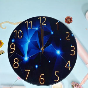 Luxury Starry Marble 12 Inch Modern Slient Wall Clock