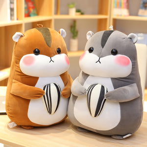 Cute Huggable Hamster Hamtaro Soft Plush Stuffed Pillow Doll