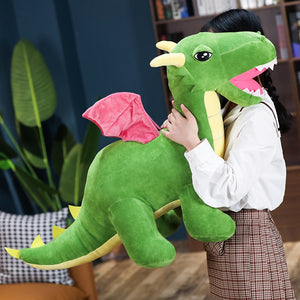 Giant Dragon with Wings Plush Stuffed Pillow Doll Toys