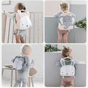 Cartoon Little Animal Design Kindergarten Kids School Bag Backpack