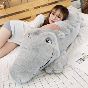 Funny Giant Crocodile Lying Large Size Stuffed Plushie Doll Pillow