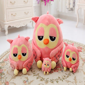 Cute Sleeping Night Owl 20cm Soft Plush Stuffed Dolls Gift for Kids