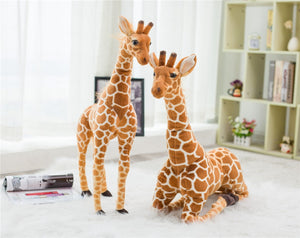 Giant Real Life Giraffe Plush Stuffed Dolls Birthday Gift Room Decor