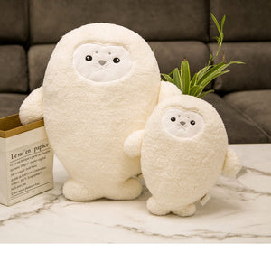 Super Cute White Seal Soft Plush Stuffed Doll Pillow Gift