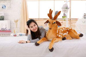 Simulation Sika Deer Large Size Plush Stuffed Doll Home Decor Gift