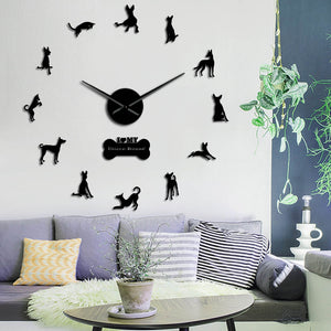 Ibizan Hound Large Frameless DIY Wall Clock Dog Lover Gift