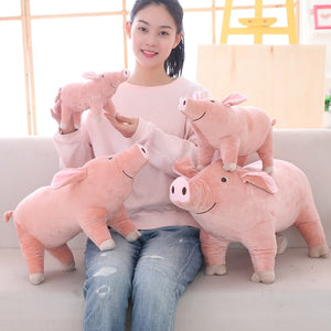 Funny Happy Pig Soft Plush Stuffed Toy Doll