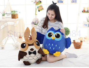 Cartoon Owl Superhero Stuffed Plush Pillow Doll Gift