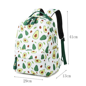 Cute Sweet Straeberry Backpack Bookbag for Teenage Girls