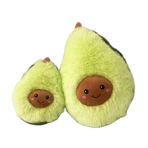 Cute Avocado Fur Plush Stuffed Cushion Pillow Doll