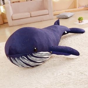 Giant Soft Blue Whale Plush Stuffed Doll Pillow Children's Birthday Gift