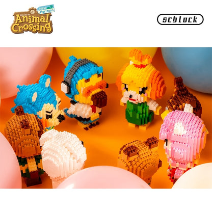Cute Animal Crossing New Horizons Villagers Mini Blocks Toys