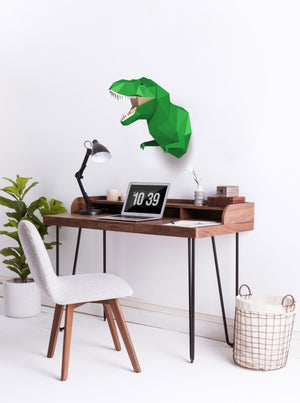 3D Dinosaur Pre-Cut DIY Paper Craft Model Home Decor Gift