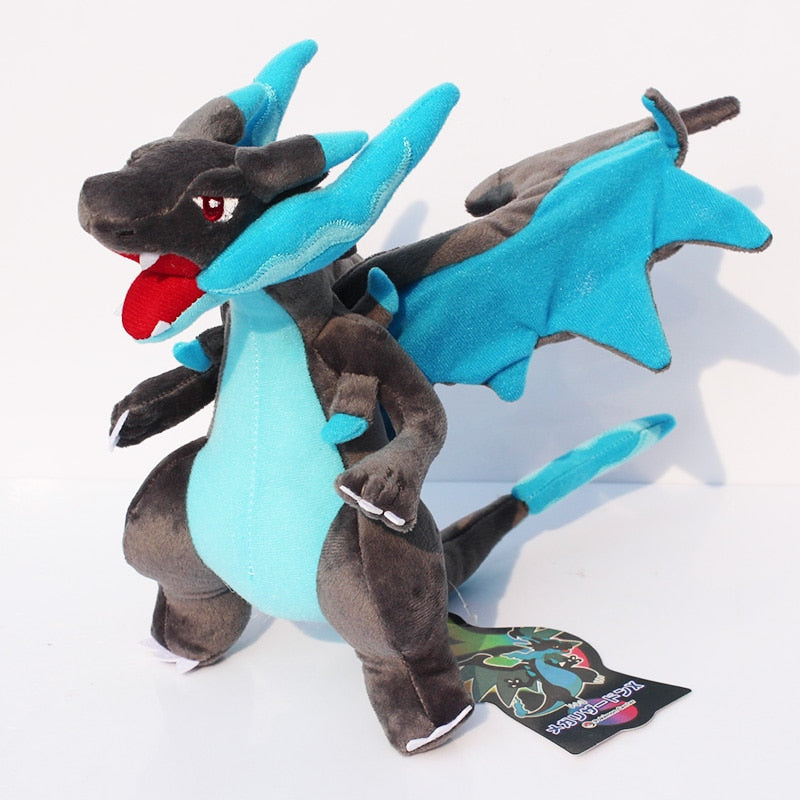 Mega Charizard X Blue Dragon Pokemon SD Style Plush Stuffed Dolls Gift -  MsHormony