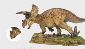 Triceratops With Pedestal Platform Dinosaur Model Figure with Box