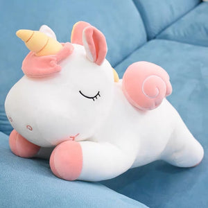 Fluffy Fatty Unicorn Flying Wings Super Soft Plush Stuffed Doll Gift