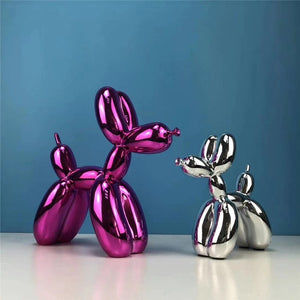 Extra Large Balloon Dog Resin 47cm Figurine Sculpture Home Decoration