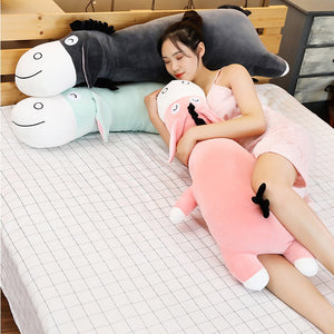 Cute Donkey Soft Plush Stuffed Long Cushion Pillow Doll Gift