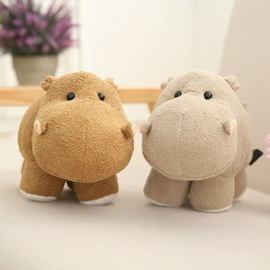 Cute Elephant & Hippo Soft Plush Stuffed Doll Toys for Children