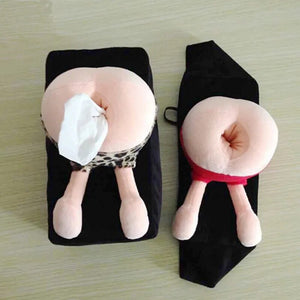 Funny Bottom Ass Tissue Storage Napkin Holders Cover Case